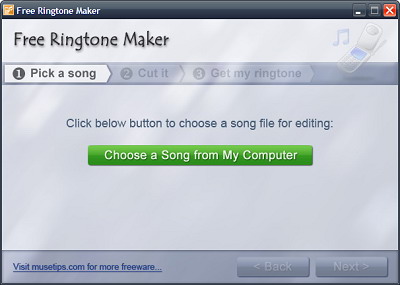 Free Ringtone Maker 2.4 -  cara mudah membuat ringtone sendiri